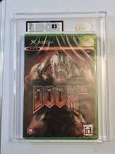 Image of Xbox Original DOOM 3 UKG/VGA/WATA Graded 85+NM 2012 New Sealed
