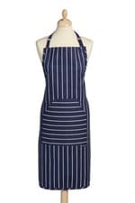 Image of KitchenCraft Blue Butcher's Stripe Apron