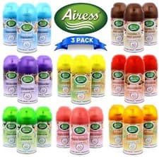Image of 3 X Air Freshener Automatic Spray Refill Cans Fragrance Aroma Scents 250ML - NEW
