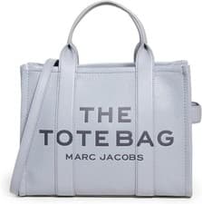 Image of Marc Jacobs The Leather Medium Tote Bag - Wolf Grey