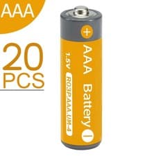 Image of AAA/AA Alkaline Batteries 20-Pack 1.5V High Power Long Shelf Life UK Stock