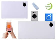 Image of Electric Thermostat Heater Convector Wall Mounted Panel Heater With Wi-Fi/Remote