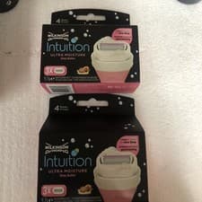 Image of 2 X Wilkinson Sword Intuition Ultra Moisture Women's Razor Blade Refills x3