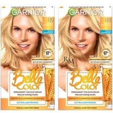 Image of Garnier Belle Color 110 Ultra Light Natural Blonde Permanent Hair Dye 2 pack