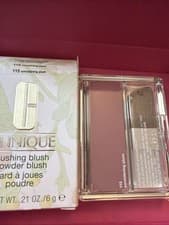 Image of Clinique Blushing Blush Powder Blush Blushing Blush 6g Smouldering Plum 115 BNIB