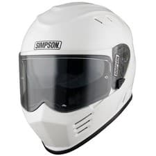 Image of Simpson Venom ECE 22.06 Motorcycle Motorbike Helmet Solid - Gloss White