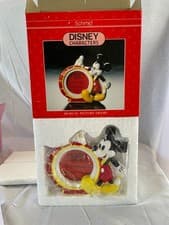 Image of Vintage Disney Mickey Mouse Musical Schmid Ceramic Picture Frame