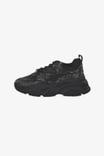 Image of STEVE MADDEN Womens Black Privy Embelished Chunky Trainers UK 6 NEW Ref 1568