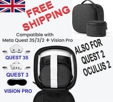 Image of For Oculus Meta Quest 3  3s 2 + Vision Pro Carry Travel Case VR Virtual Reality