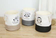 Image of Kids Storage Basket Large Foldable Laundry Basket Hamper Storage Clothes Toys