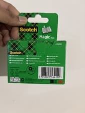 Image of Scotch Magic Invisible Tape - 3 Refill Rolls, 19mmx25m - 3 Count