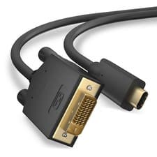 Image of USB C DVI Monitor Cable Thunderbolt 3 Type C to DVI Adapter for Macbook air pro
