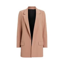 Image of AllSaints Aleida Tri Blazer, Camel, Size 12, BNWT, £90