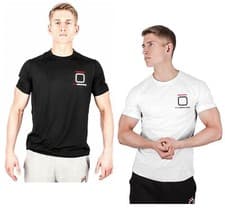 Image of Mens T Shirts Short Sleeve T-shirt Gym Workout Slim Fit Muscle Crew Neck Tee Top