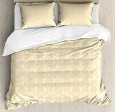 Image of Damask Duvet Cover Set Classical Floral Pastel