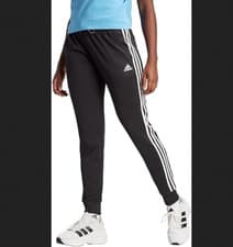 Image of Adidas Womens Small 3 Stripe Aeroready Active Jogger - Black