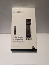 Image of Fitbit Inspire Inspire HR Brown Leather Accessory Band Bracelet Replacement