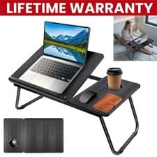 Image of Laptop Stand for Couch and Bed Folding Laptop Table Portable Desks 5 Tilt Angle