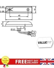 Image of Tail Light - HELLA 2TM 357 010-011 OE 2TM 357 010-011