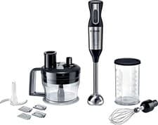 Image of Bosch MSM6S90BGB ErgoMixx Hand Blender with Food Processor 750W Black & Silver