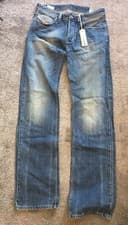 Image of Diesel larkee regular-straight fit jeans wash 0885v W30 L34
