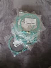 Image of 2m LC TO LC Duplex Om3 Multimode AQUA Fibre OPTIC Patch Cable with 2mm Jacket