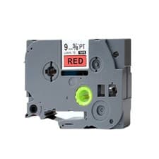 Image of Label Tape Compatible With Brother Black on Red TZ421 PT- E300VP E550WVP H110