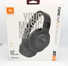 Image of JBL Tune 760NC Wireless Noise Cancelling Bluetooth Headphones, ANC - Black