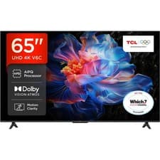 Image of TCL 65" 4K Ultra HD Smart Google TV 2025 Model HDR Dolby Vision 65V6C‑UK