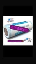 Image of Knauf Earthwool 44 loft roll 100mm/150mm200mm.⚠️ PRICE CUT £16 each‼️ ⚠️