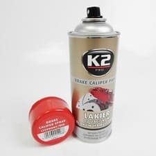 Image of K2 Brake Caliper Paint Red 400Ml L346Ce Spray Paint Spray Can Brakes