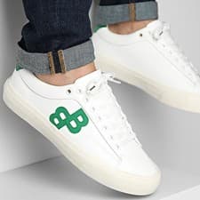 Image of Boss by Hugo Boss Tennis Style Trainers White All Sizes RRP £170 HBATWGM