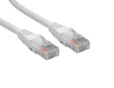 Image of 1m White Network Cable CAT5e Ethernet Cable RJ45 1 Metre Patch Lead