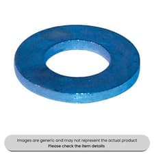 Image of Flat Washers Table 3 Zinc Plated BS 3410 Inner Diameter 3/8 Inch Pack 500