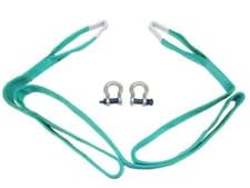 Image of Heavy Duty Tow Strap 6 Ton 4 Metre with Shackles (6T 4M Recovery Towing Strop)