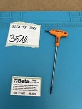 Image of T8 Beta 97TTX T-Handled Torx Offset Key Wrench Sku3512
