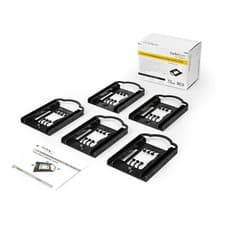 Image of StarTech.com 2.5 SSD/HDD Mounting Bracket for 3.5 Drive Bay - 5 Pack - Tool-less
