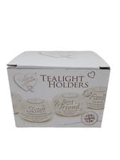 Image of Arora Said With Sentiments Daughter Tealight Candle Holder Tea Light Gift Boxed