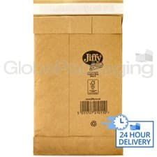 Image of 100 x PB0 JIFFY GREEN HEAVY DUTY ECO-FRIENDLY PADDED BAGS 135x229mm *24HR DEL*
