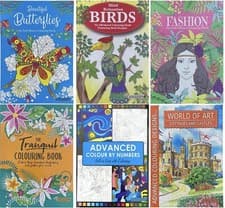 Image of Adult & Teen Advanced Colouring Books – Stress Relief Art Therapy Patterns