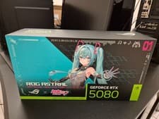 Image of New Nvidia ASUS ROG Astral GeForce RTX 5080 Hatsune Miku Edition EXCELLENT!! NEW!!