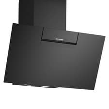 Image of Siemens iQ300 80cm Angled Chimney Hood - Black LC87KFN60B
