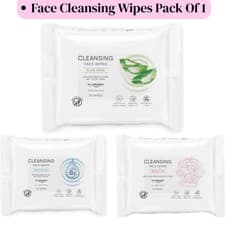 Image of by Amazon Face Cleansing Wipes, Makeup Remover Wipes, Facial Wipes, Sensitive UK