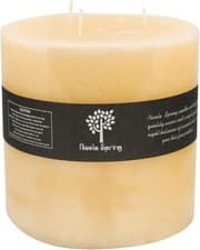 Image of Nicola Spring Scented 3 Wick Pillar Candle - Vanilla Scent - 130 Pack of 1