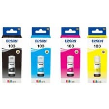 Image of Epson Genuine 103 Ecotank Ink Bottle Set - Vat inc