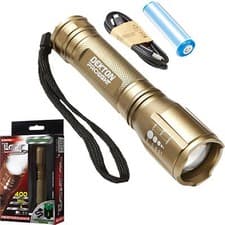 Image of Dekton Performance COB LED Torch 400 Lumens 350M Flashlight USB Rechargeable