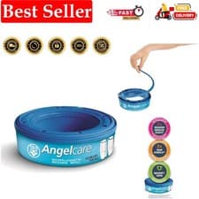 Image of Angelcare Heavy Duty Nappy Disposal Refill - Durable & Eco-Friendly, 1 Count