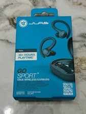 Image of JLab GO Sport Air True Wireless Earbuds Teal 35+ Hrs Play Bluetooth Brand New
