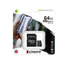 Image of Kingston 64GB Micro SD Card SDHC SDXC Memory Card TF Card Class 10 SD Adapter UK