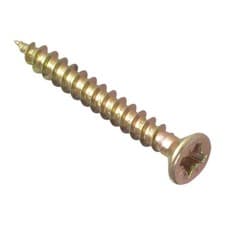 Image of Forgefix Multi-Purpose Pozi Compatible Screw CSK ST ZYP 3.5 x 35mm Box 200